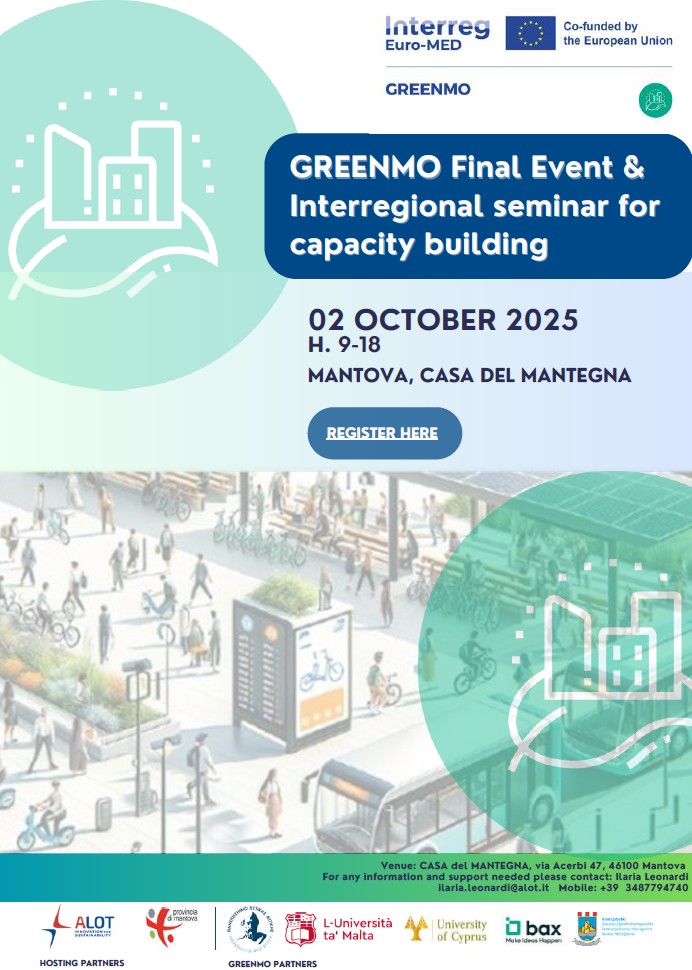 Evento finale GREENMO e seminario interregionale per lo sviluppo delle capacità
